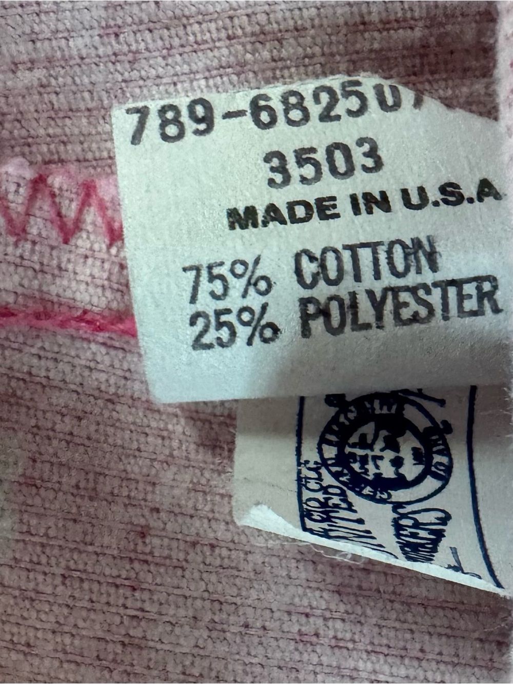 Vintage OshKosh B’Gosh Pink Floral Corduroy Vestbak Overalls 2T - Picture 9 of 11